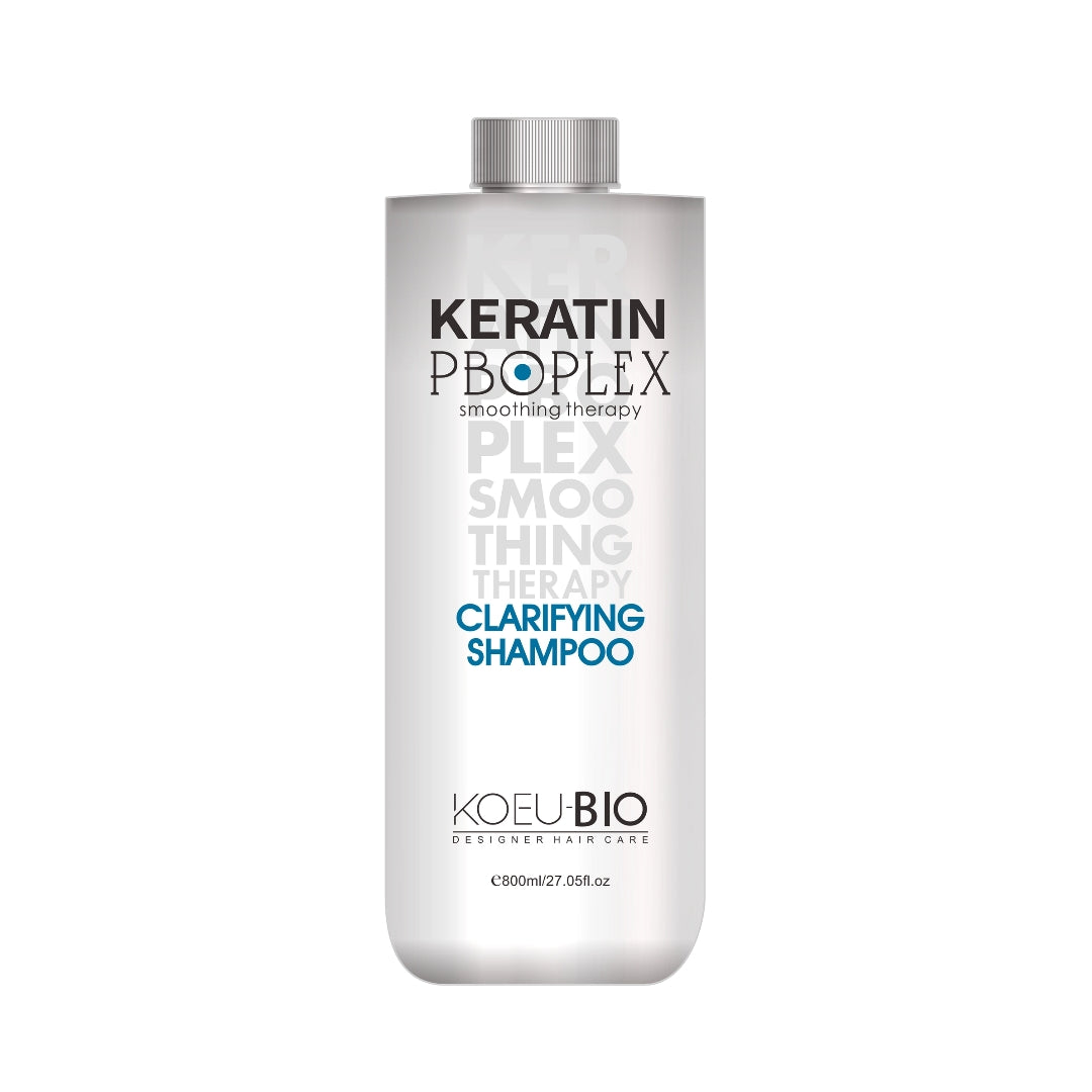 Keratin Clarifying Shampoo – 12-Bottle Salon Bulk Case (Pre-Treatment Deep Cleanser for Keratin Smoothing)