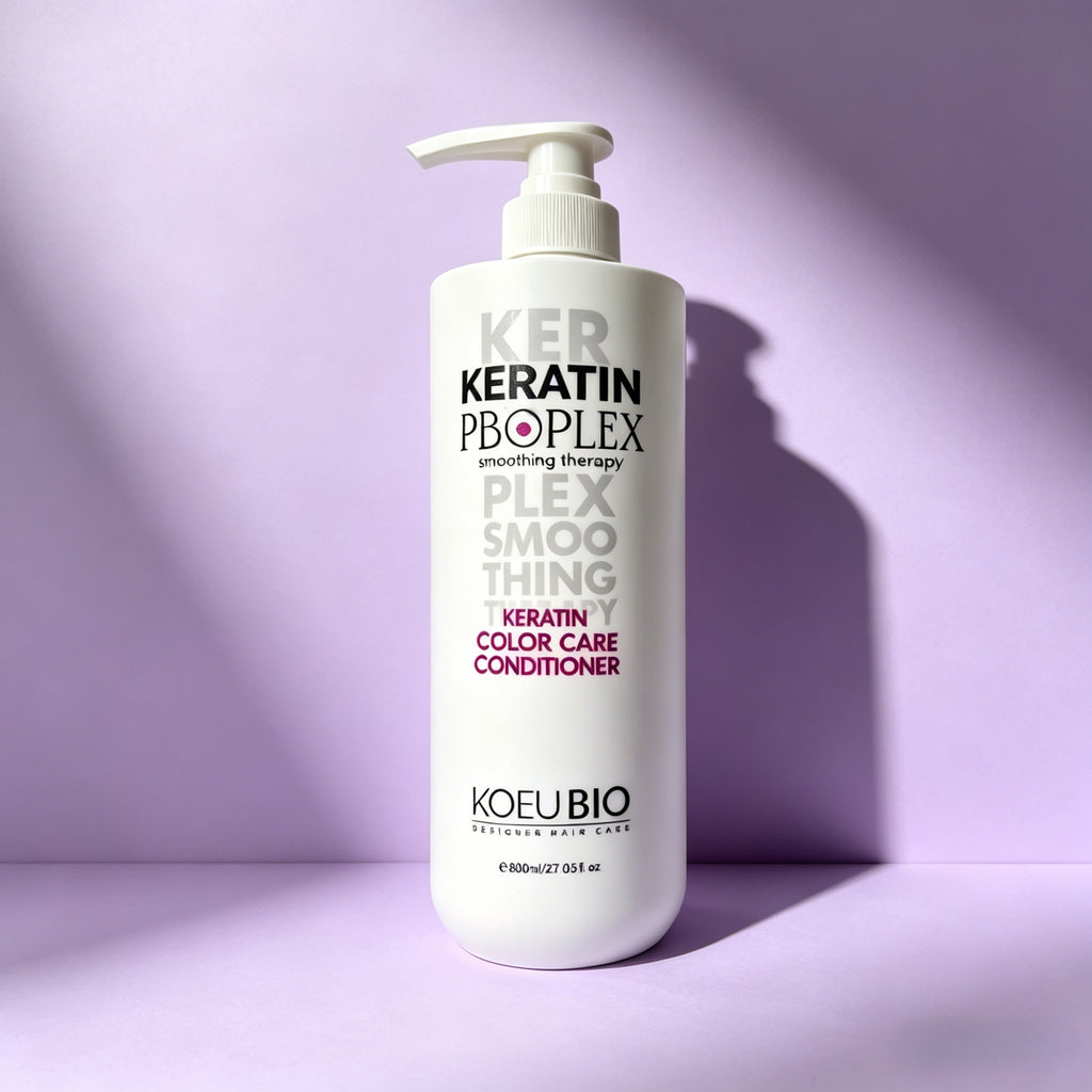 Keratin Color Care 2-in-1 Conditioner – 12-Bottle Salon Bulk Case (Daily Conditioner + Deep Treatment Mask)