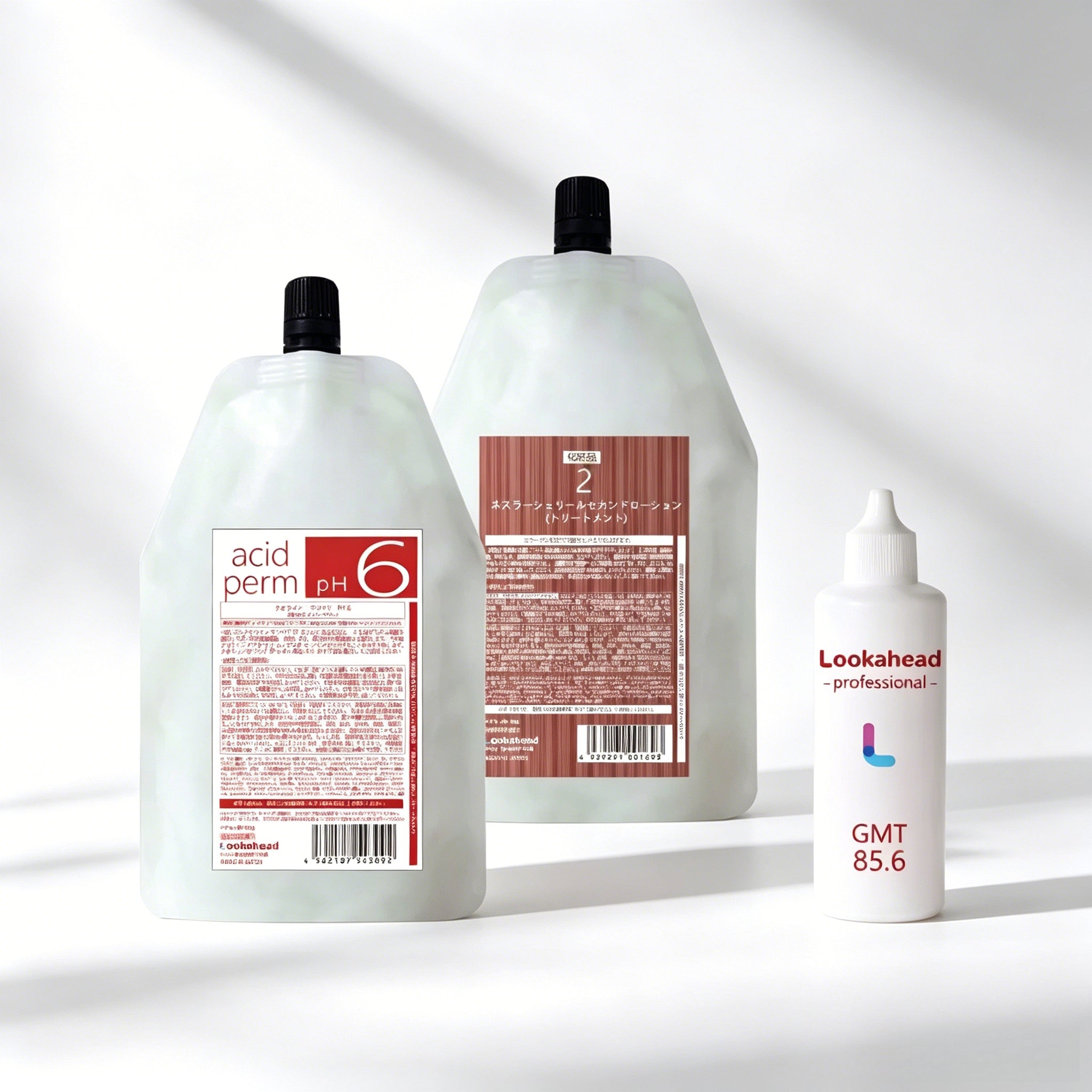 Lookahead pH6 Acid Perm Kit Gentle Formula for Cold Perm & Color Treated Damaged Hair
