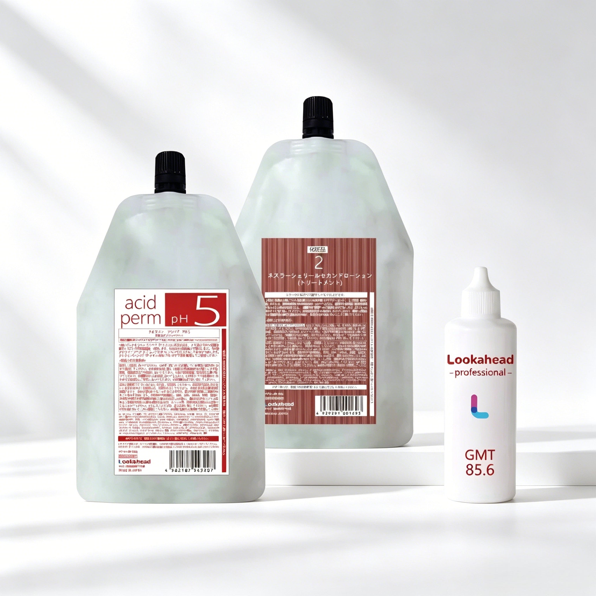Lookahead pH5 Acid Perm Kit Gentle Formula for Heat Perm Damaged Hair